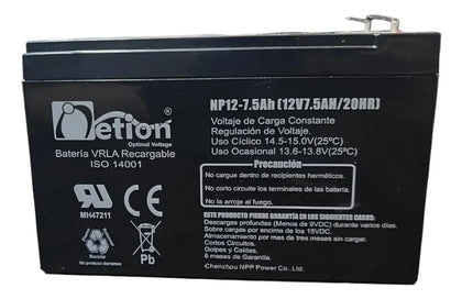 Bateria 12v 7.5 A