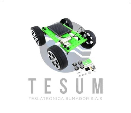 Kit de Carro con Panel Solar Proyecto Educativos
