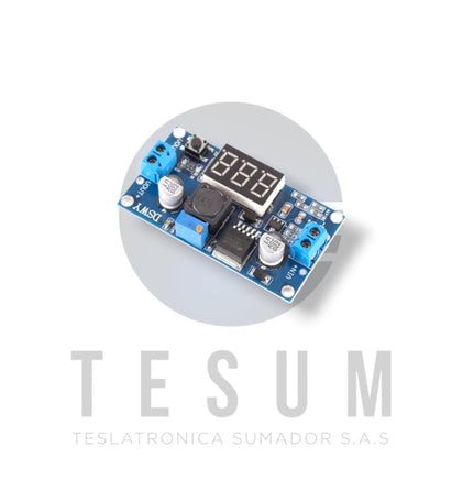Modulo LM2596 Step Down DC-DC 1.5V ~ 35V con Voltimetro