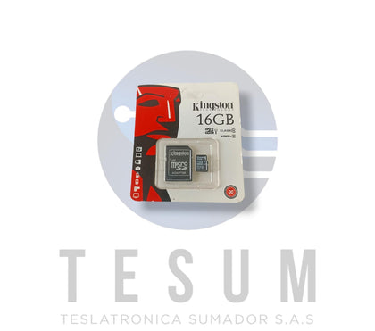Tarjeta Micro SD 16G Mas Adaptador