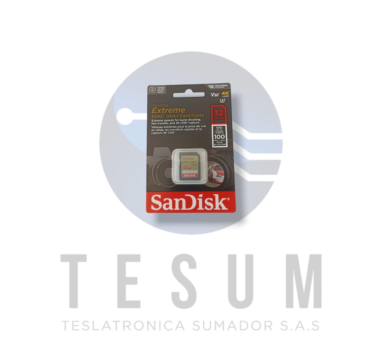 Targeta Micro SD 32G SanDisk Con Adaptador