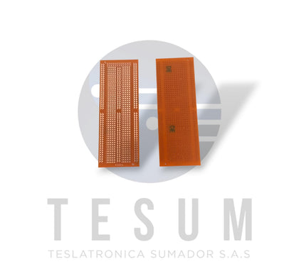 Baquela Universal  Tipo Protoboard 5cm x 13cm