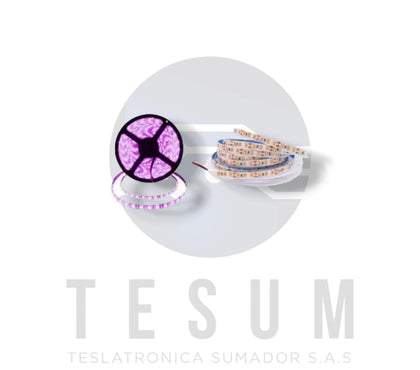 Cinta Led 5050 IP65 5M Rosada