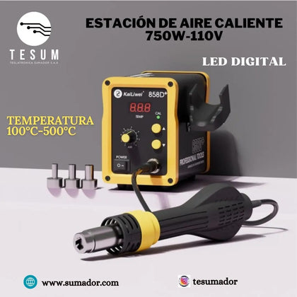 Estación De Aire Caliente 110v, 750w