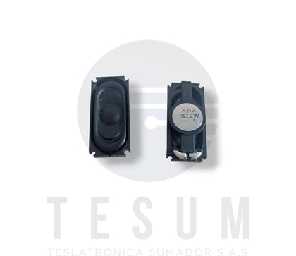 Parlante rectangular 4x2cm, 8Ω, 2W