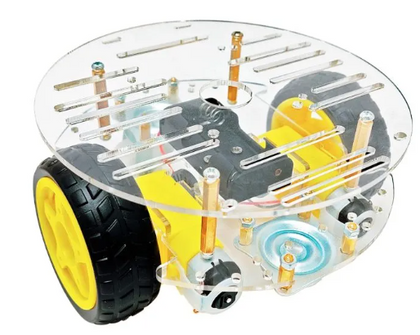 Kit   De Chasis Seguidor De Linea 2 Motores 2 Bases De Chasis 2WD RT-4