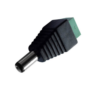 Conector JACK macho con bornera