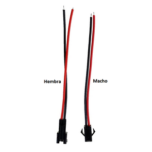 Conector JST SMP de 2 pines con cable