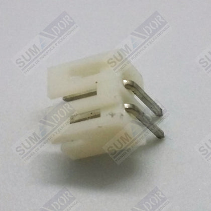 Conector JST PH2.0 macho en ángulo de 2 pines