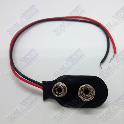 Conector para batería de 9V con cable
