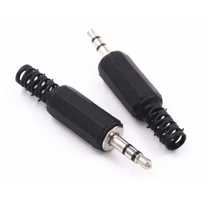 Conector jack de audio macho 3 polos 3.5mm estéreo