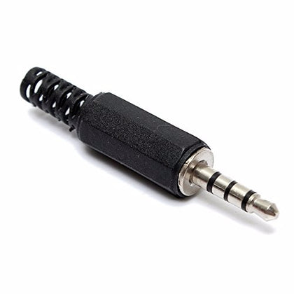 Conector jack de audio macho 4 polos 3.5mm estéreo