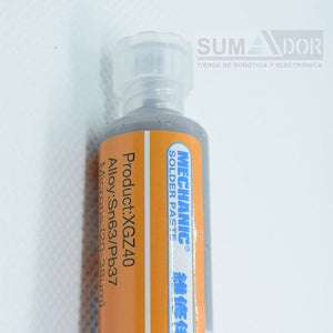 Soldadura en pasta Sn63/Pb37