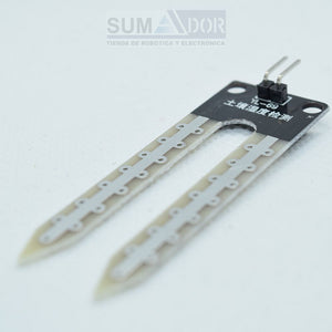 Sensor de humedad de suelo resistivo