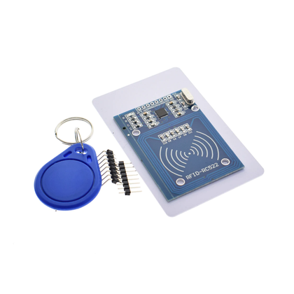 Lector RFID RC522 con llavero y tarjeta