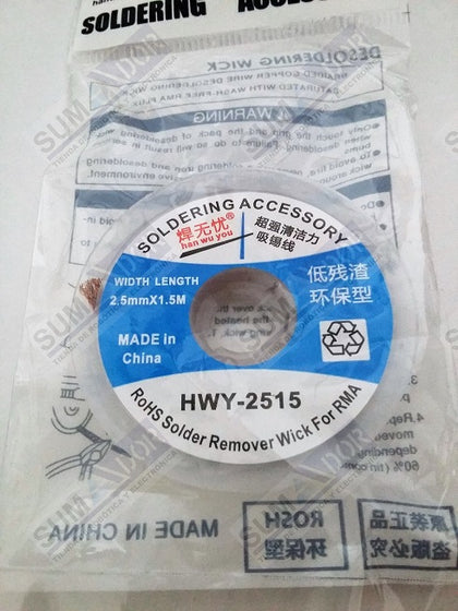 Malla desoldante 2 mm 1.5 Mts