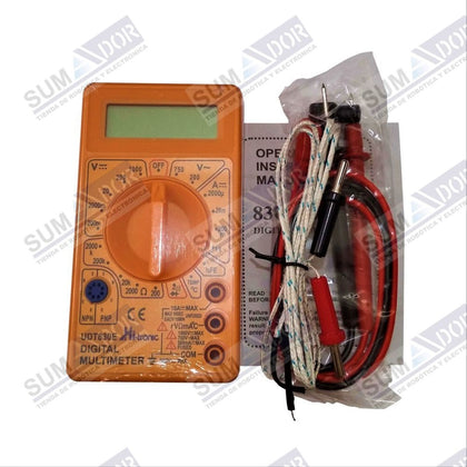 Multímetro UDT830E con termocupla