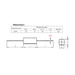 Resistencias de cerámica 10W