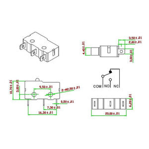 Suiche fin de carrera KW11-3 (curvo)